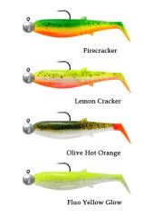 Savage Gear Cannibal Shad 10cm 9gr+10gr #3/0 Dark Water 4+4 Adet