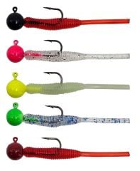 Kendo Hook Worm Jighead+Lrf Silikonu 2gr+4.5cm 5 Adet