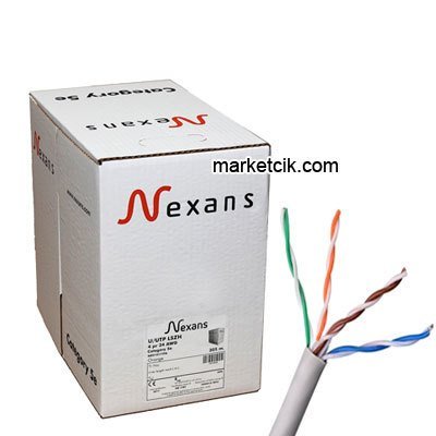 Nexans Cat5 Veri İletişim Data İnternet Kablosu, METRE SATIŞ 80 Metre