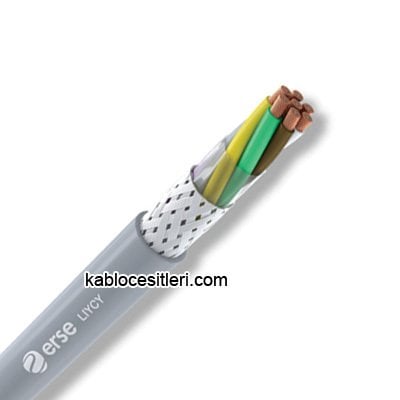 Erse LIHCH 8x0,75 Sinyal ve Kontrol Kablosu, 100 Metre