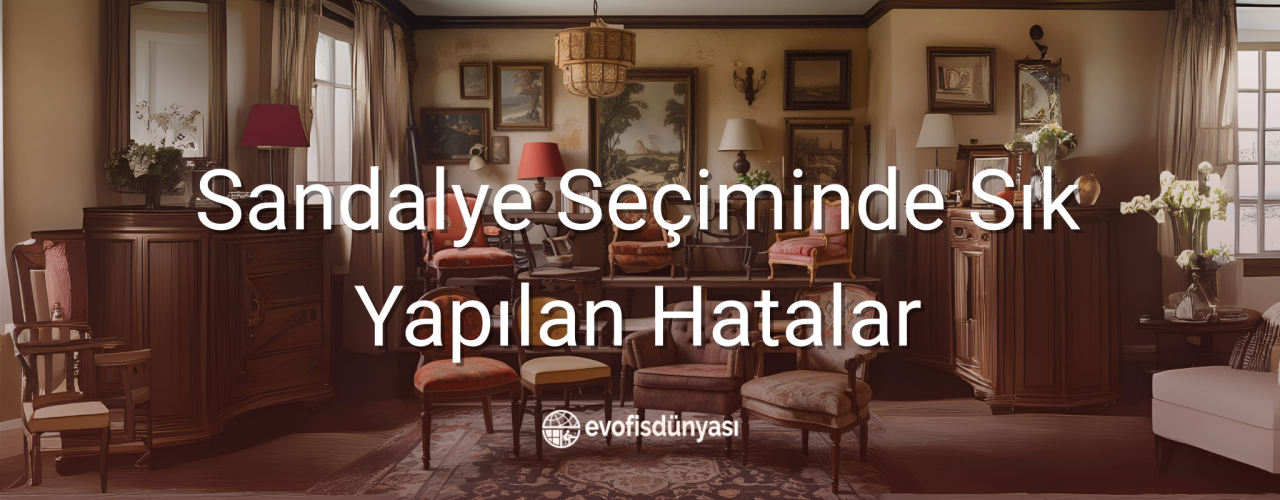 SANDALYE SEÇİMİNDE SIK YAPILAN HATALAR