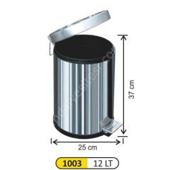 12 Litre Pedallı Çöp Kovası