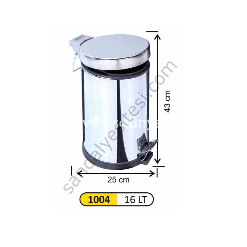 16 Litre Pedallı Çöp Kovası