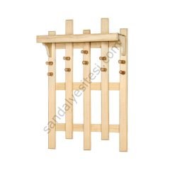 Ham Duvar Tipi Askılık Çam 001