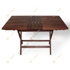 Anka Katlanır Ahşap Masa 80x140