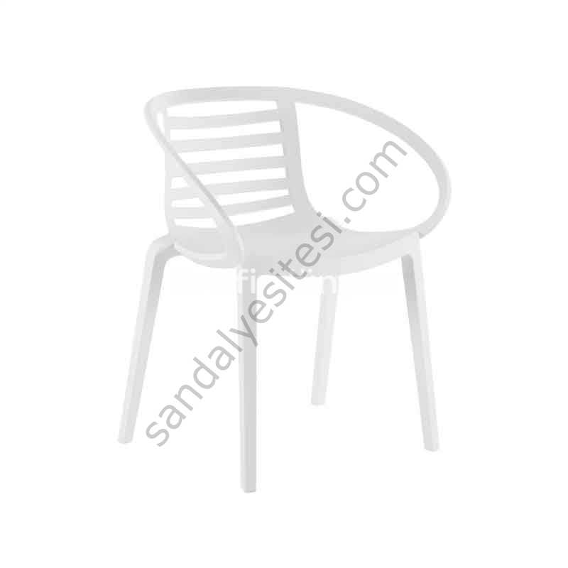 Tau PP Plastik Sandalye Beyaz
