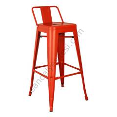 Tolix Bar Sandalyesi Kırmızı