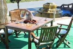 Bodrum Ahşap Sabit Ayaklı Masa 90x180