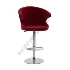 Buket Bar Sandalyesi Bordo