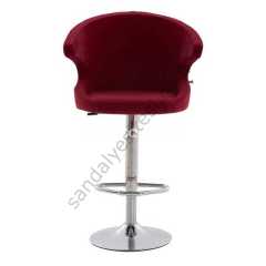 Buket Bar Sandalyesi Bordo