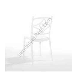 Davet PP Plastik Sandalye Beyaz