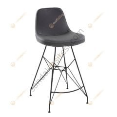 Mini Lodi Siyah Bar Sandalyesi 65 cm