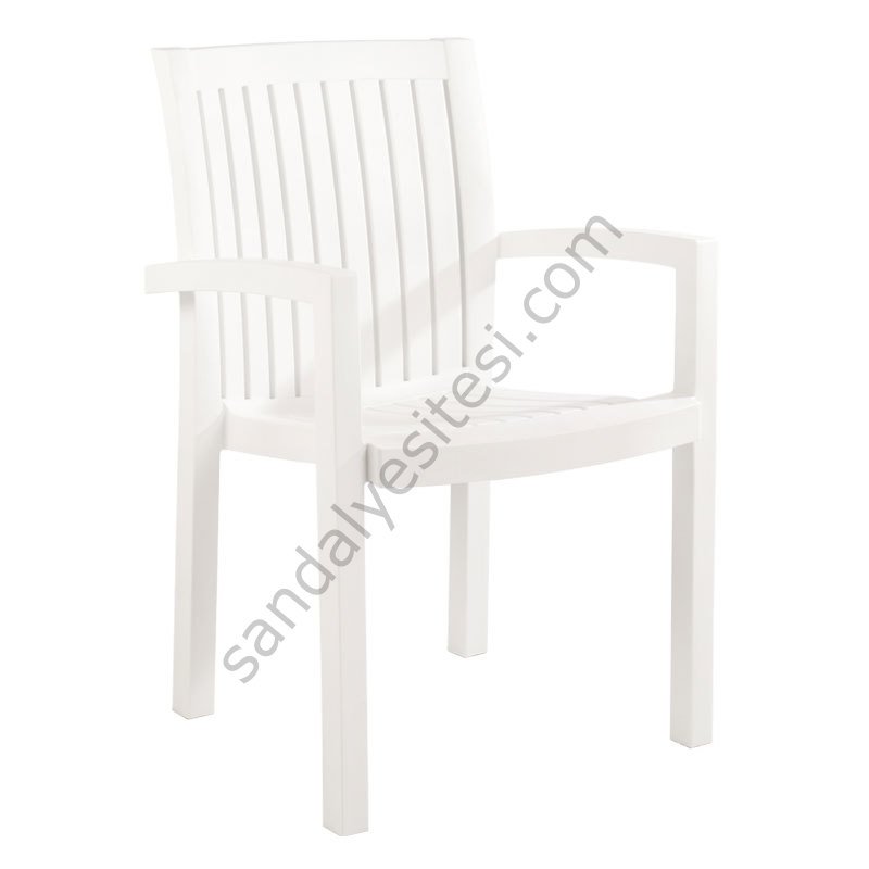Neta Beyaz Plastik Sandalye