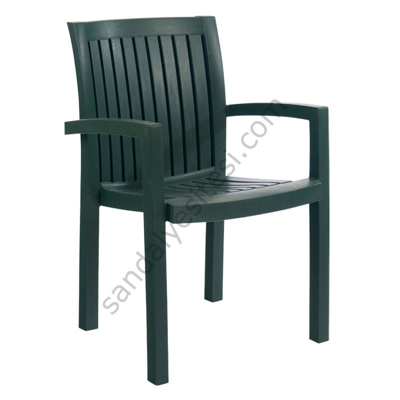 Neta Yeşil Plastik Sandalye
