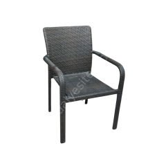 Era Kollu Rattan Sandalye Kahve