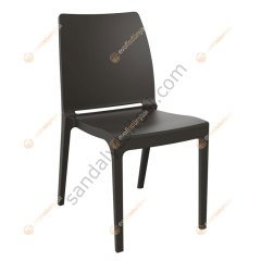 Evo Plastik Sandalye Siyah