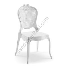 Padişah Plastik Sandalye Beyaz