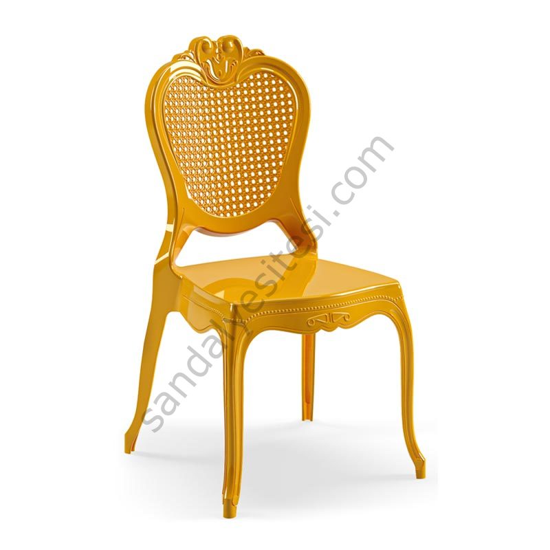 Padişah Plastik Sandalye Gold