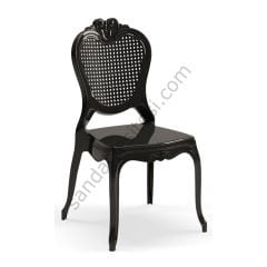 Padişah Plastik Sandalye Siyah