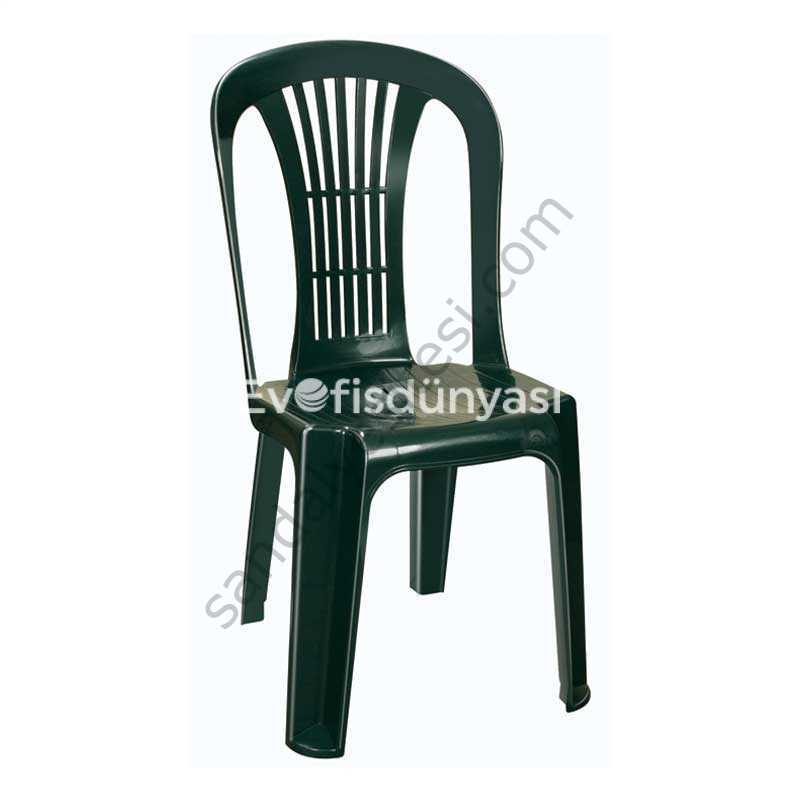 First Kolsuz Plastik Sandalye Yeşil