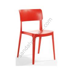 Panor PP Plastik Sandalye Kırmızı