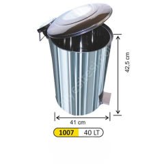 Pedallı Çöp Kovası 95 Litre