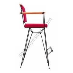 Penyes Metal Bar Sandalyesi Kırmızı