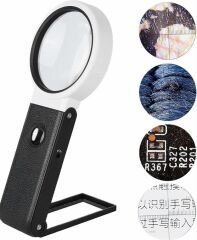 Class MG15 5X Led Işıklı El Tipi Katlanabilir Büyüteç