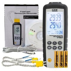 Cem DT-3891F 2 Kanallı Sıcaklık Kayıt Cihazı Datalogger