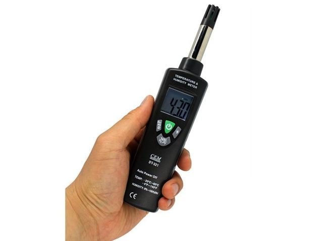 Cem DT321 El Tipi Sıcaklık Ve Nem Ölçer