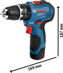Bosch Professional GSB 12V-30 Akülü Darbeli Delme Vidalama Makinesi