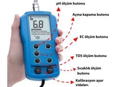 Hanna HI-9812-5 Harici Problu PH / EC / TDS / Sıcaklık Ölçer