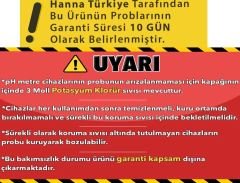 Hanna HI-9812-5 Harici Problu PH / EC / TDS / Sıcaklık Ölçer