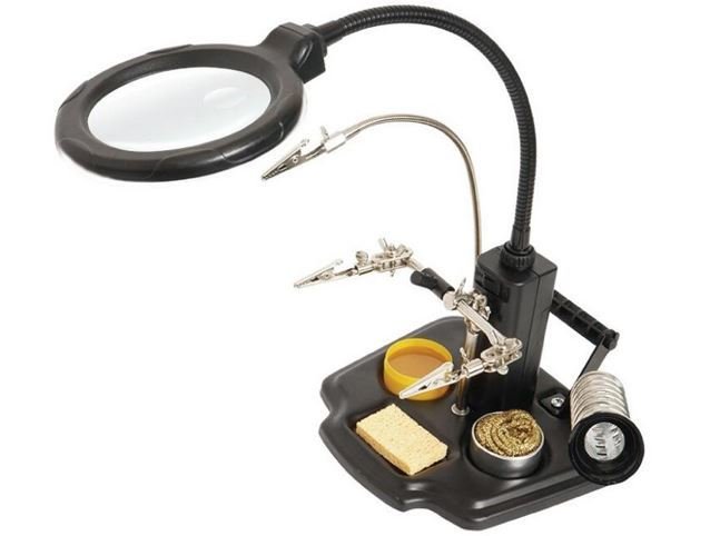 Proskit SN-396 Lemimleme Için Led Aydınlatmalı Büyüteç