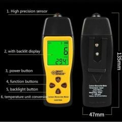 Smart Sensor AS8700A Karbonmonoksit Gaz Dedektörü