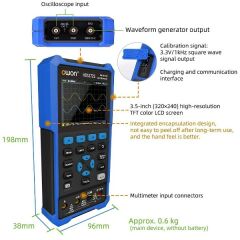 Owon HDS272S 3in1 El Tipi Osiloskop Multimetre Sinyal Jeneratörü