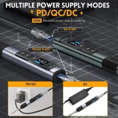 Fnirsi HS-02A 100W Dijital Oled Ekranlı Akıllı Usb Havya