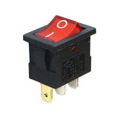 3Pin Mini On/Off Işıklı Rocker Switch Anahtar