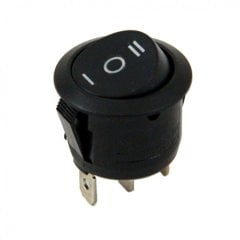 3Pin Yuvarlak On-Off-On Rocker Switch Anahtar