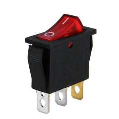 3Pin Dar On-Off Işıklı Rocker Switch Anahtar