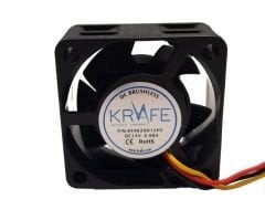 Krafe 40x40x20 12VDC 3 Kablolu Fan