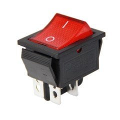 4Pin On-Off Geniş Işıklı Rocker Switch Anahtar