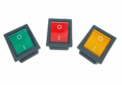 4Pin On-Off Geniş Işıklı Rocker Switch Anahtar