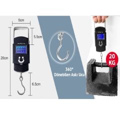 S-Line Y-024 Elektronik Askı Terazi (50KG / 10GR)