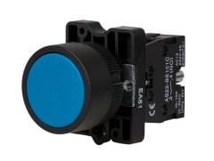 XB2-EA61 Mavi 22mm Plastik Yaylı Buton