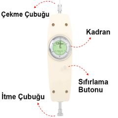 Loyka NK-300 Analog Dinamometre Kuvvet Ölçer