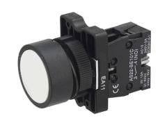 XB2-EA11 Beyaz 22mm Plastik Yaylı Buton