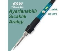 Yihua 947-III 60W Isı Ayarlı Kalem Havya