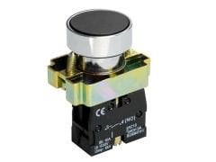 XB2-BA21 Siyah 22mm Metal Yaylı Buton