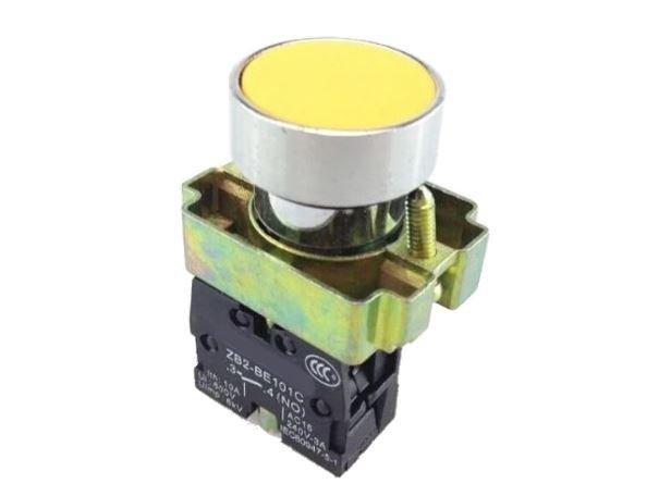 XB2-BA51 Sarı 22mm Metal Yaylı Buton